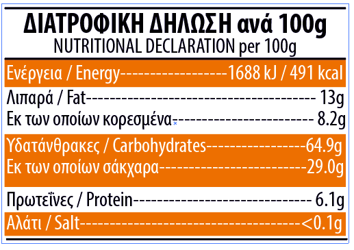 BAKLAVADAKI HONEY & WALNUT 110g