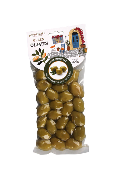 GREEN OLIVES 200g