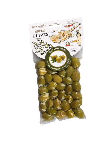 GREEN OLIVES 150g