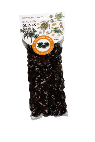 SUNDRIED BLACK OLIVES 250g