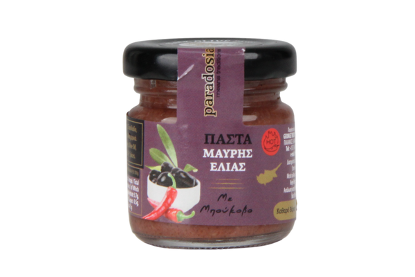 BLACK OLIVE PASTE WITH CHILI FLAKES 50g