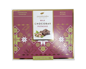 CYPRUS MILK CHOCOBAR WITH PISTACHIO 80g