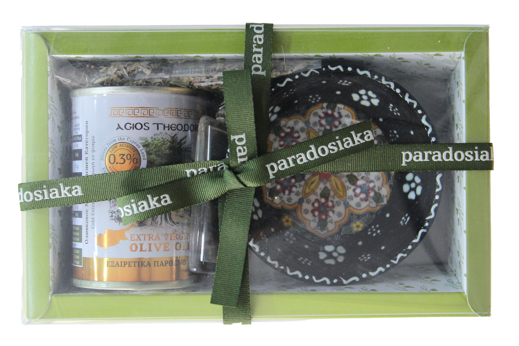 PARADOSIAKA GIFT SET WITH OLIVE OIL & BOWL