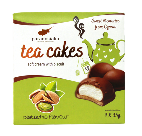 TEA CAKES WITH PISTACHIO FLAVOR 4 X 35 g