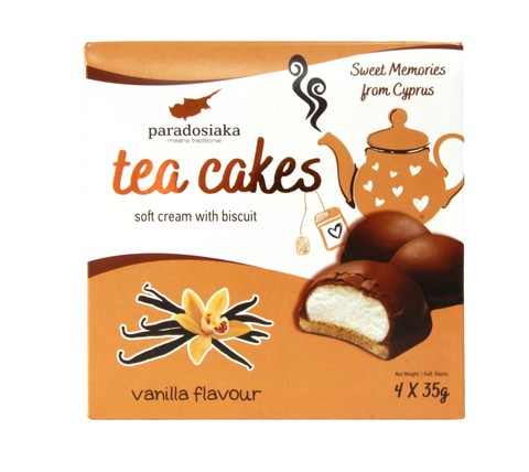 TEA CAKES WITH VANILLA FLAVOR 4 X 35 g