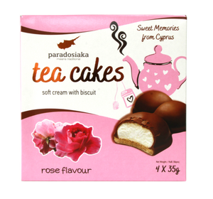 TEA CAKES WITH ROSE FLAVOR 4 X 35 g