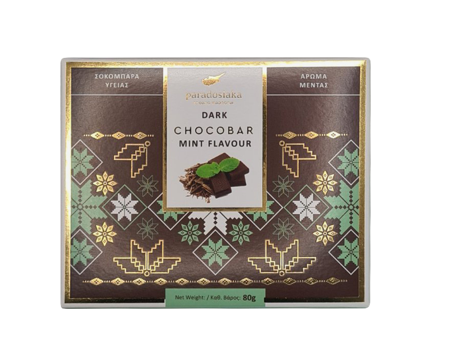 CYPRUS DARK CHOCOBAR WITH MINT FLAVOUR 80g