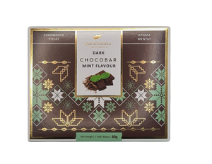 CYPRUS DARK CHOCOBAR WITH MINT FLAVOUR 80g