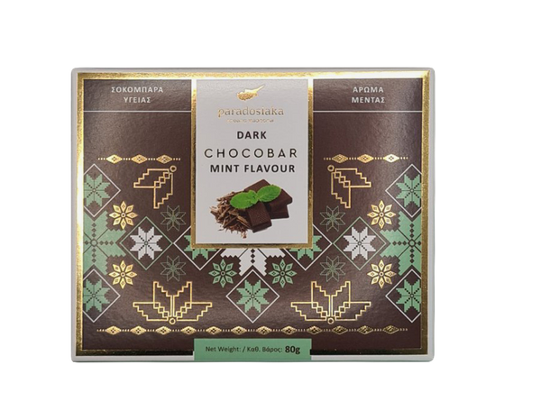 CYPRUS DARK CHOCOBAR WITH MINT FLAVOUR 80g