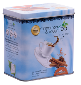 CINNAMON & CLOVES TEA IN TIN BOX 26g