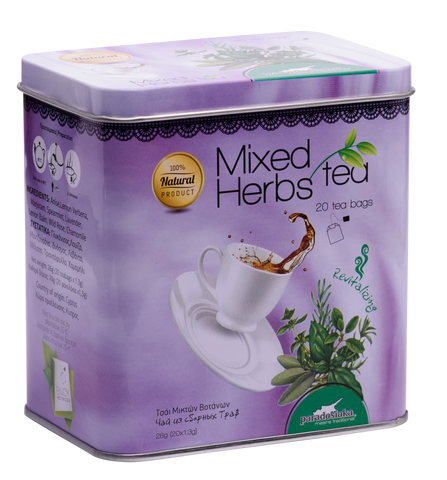 MIXED HERBS TEA IN TIN BOX 26g