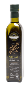 ORGANIC EXTRA VIRGIN OLIVE OIL IN GLASS BOTTLE 500ml