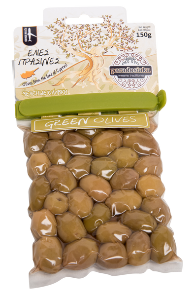 GREEN OLIVES 150g