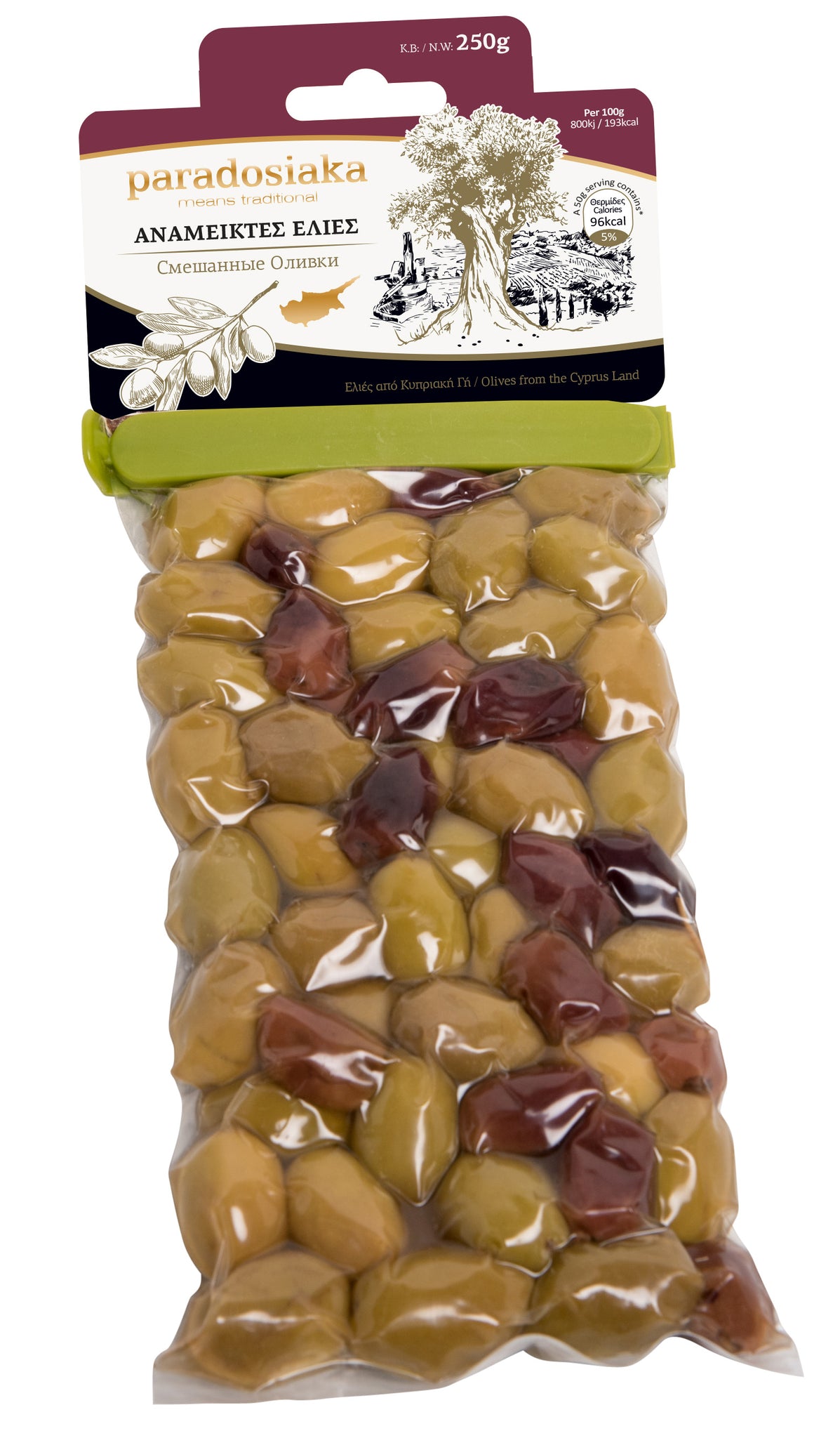 MIXED OLIVES 250g