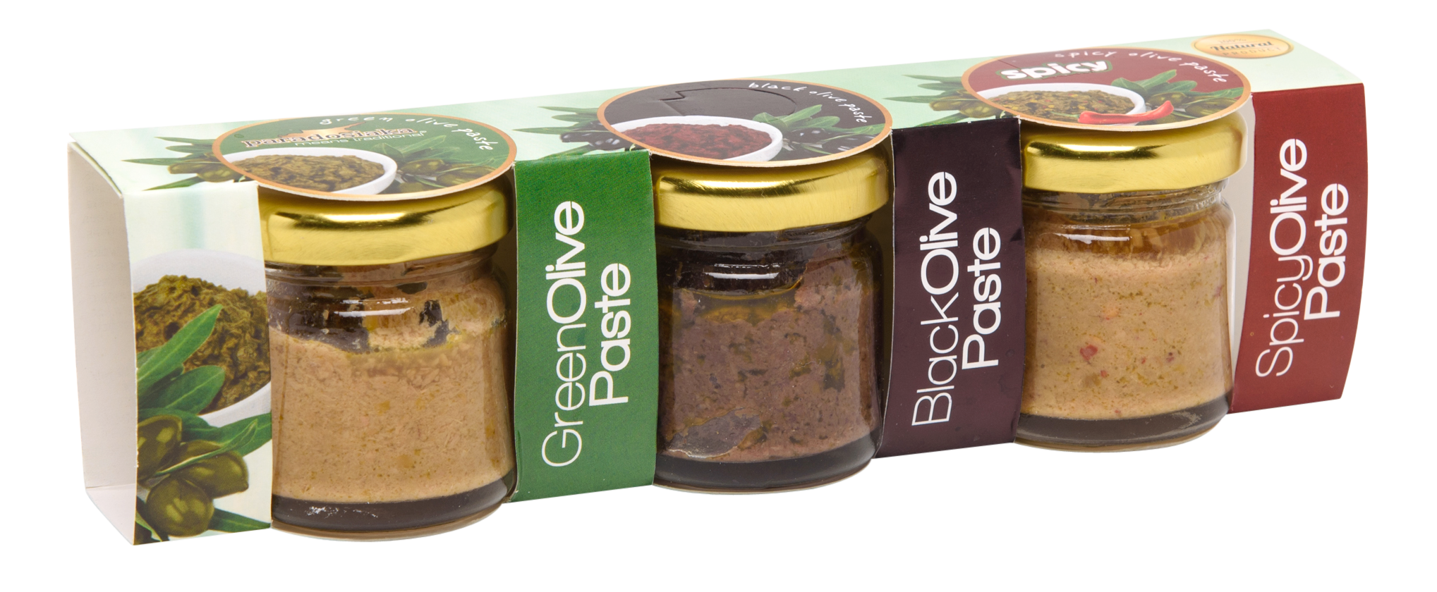 SET OLIVE PASTES 3X30g