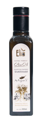 ELIA EXTRA VIRGIN OLIVE OIL IN GLASS BOTTLE 250ml