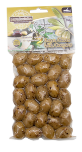 GREEN OLIVES WITH OREGANO 200g