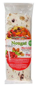 NOUGAT WITH PEANUTS & CRANBERRY 80g