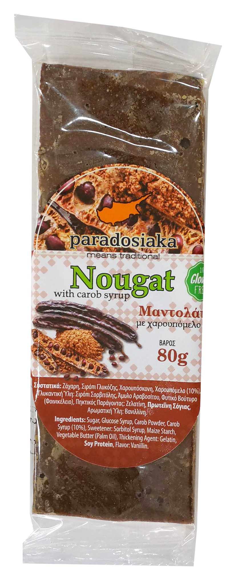 NOUGAT WITH CAROB SYRUP 80g