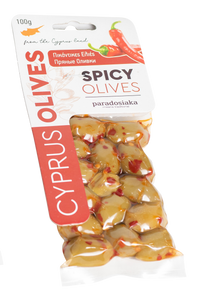 SPICY  OLIVES 100g