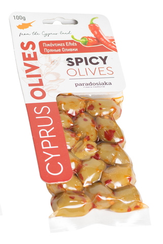 SPICY  OLIVES 100g