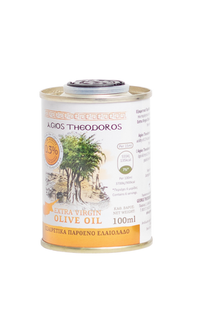 AGIOS THEODOROS EXTRA VIRGIN OLIVE OIL LOW ACIDITY 0.3% 100ml