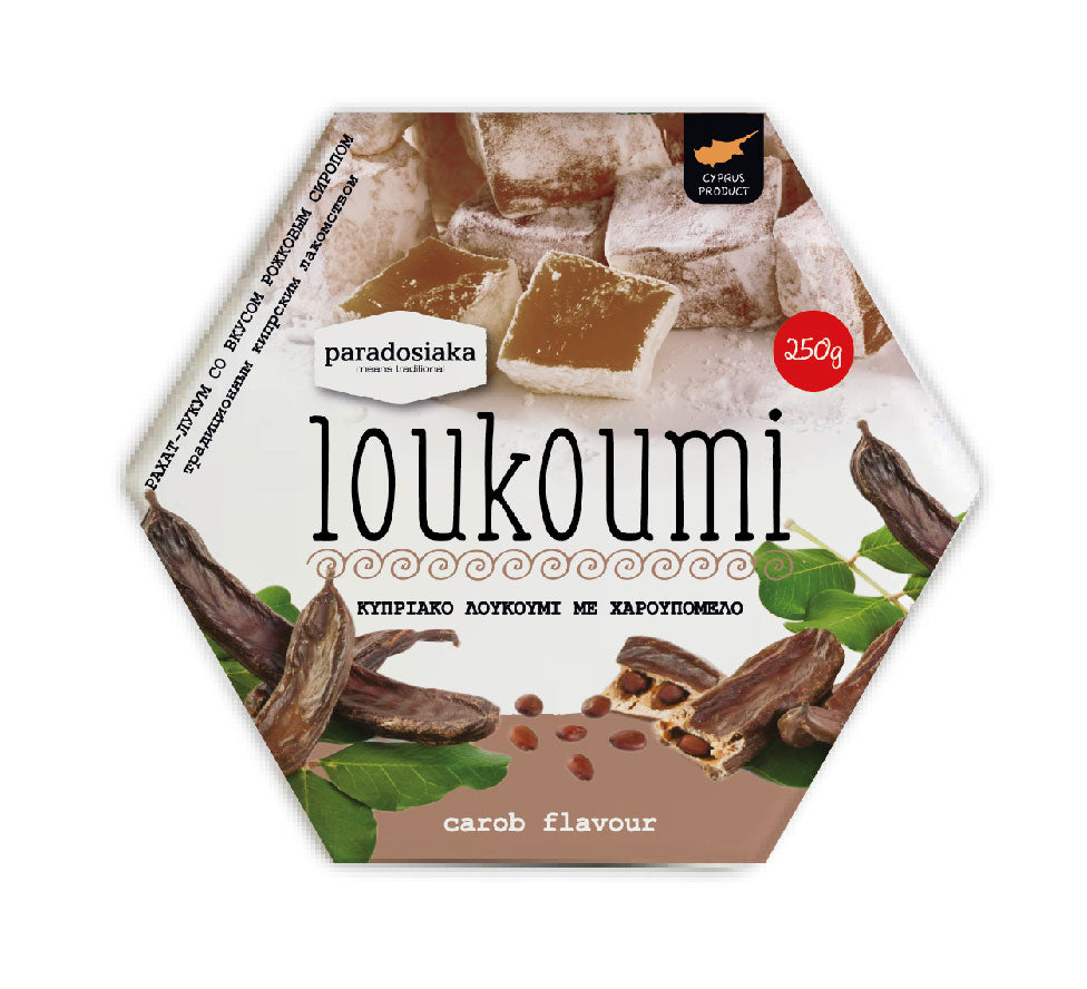 LOUKOUMI WITH CAROP SYROP 250g