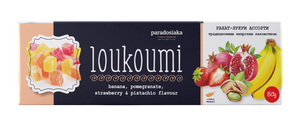 LOUKOUMI ASSORTED FRUIT WITH STRAWBERRY150g