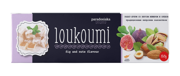 LOUKOUMI ASSORTED FRUIT WITH FIG 150g