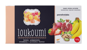 LOUKOUMI ASSORTED FRUIT WITH STRAWBERRY 300g