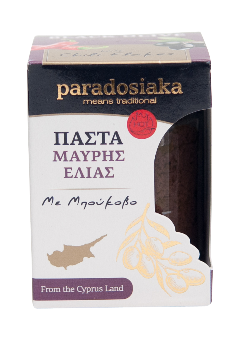 BLACK OLIVE PASTE WITH CHILI FLAKES 50g