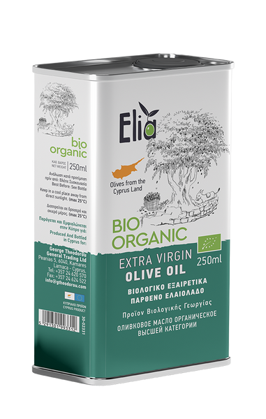 ELIA BIO ORGANIC EXTRA VIRGIN OLIVE OIL 250ml